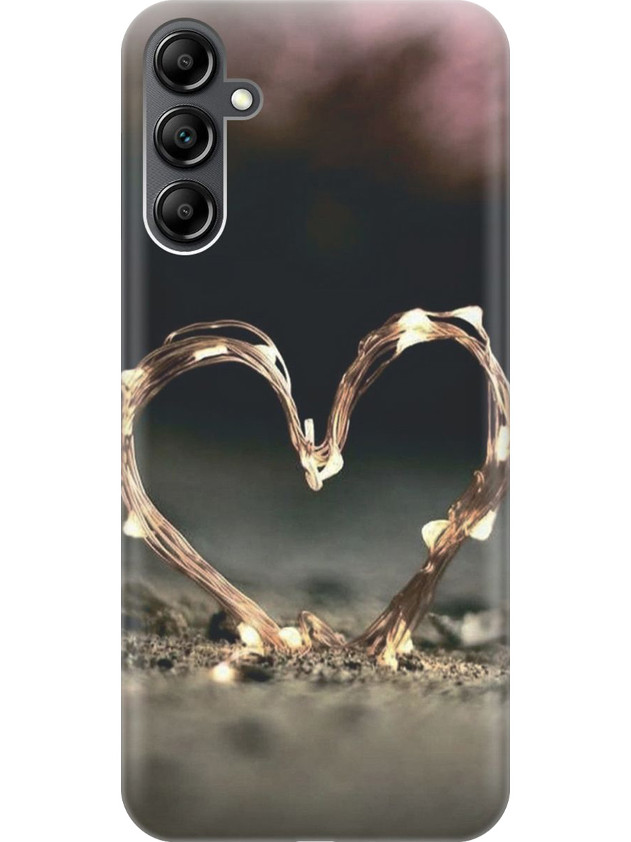 Силиконовый чехол на Samsung Galaxy A14 с принтом "Светящееся сердце", Прозрачный;желтый;черный, 768741491
Силиконовый чехол на Samsung Galaxy A14 с принтом "Светящееся сердце", Прозрачный;желтый;черный, 768741491