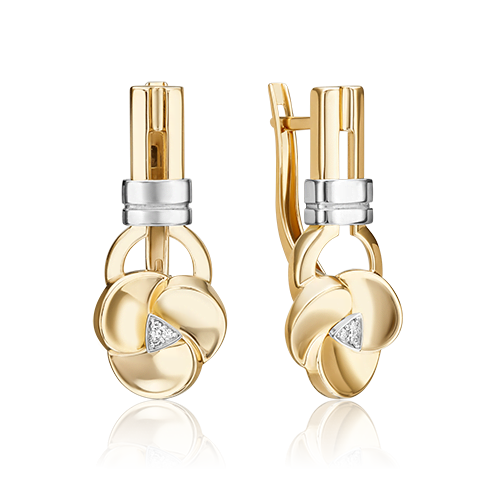 Серьги из комбинированного золота с бриллиантом PLATINA jewelry 02-5015-00-101-1121, 02-5015-00-101-1121
Серьги из комбинированного золота с бриллиантом PLATINA jewelry 02-5015-00-101-1121, 02-5015-00-101-1121