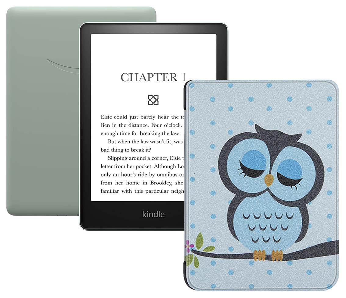 Электронная книга Amazon Kindle PaperWhite зеленый + обложка Owl (57839), Зеленый;голубой;серый, Kindle PaperWhite
Электронная книга Amazon Kindle PaperWhite зеленый + обложка Owl (57839), Зеленый;голубой;серый, Kindle PaperWhite