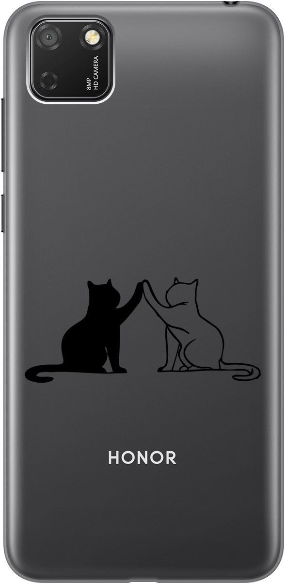 Чехол на Honor 9S/Huawei Y5P с принтом "Cats" прозрачный, Прозрачный;черный, 5275
Чехол на Honor 9S/Huawei Y5P с принтом "Cats" прозрачный, Прозрачный;черный, 5275