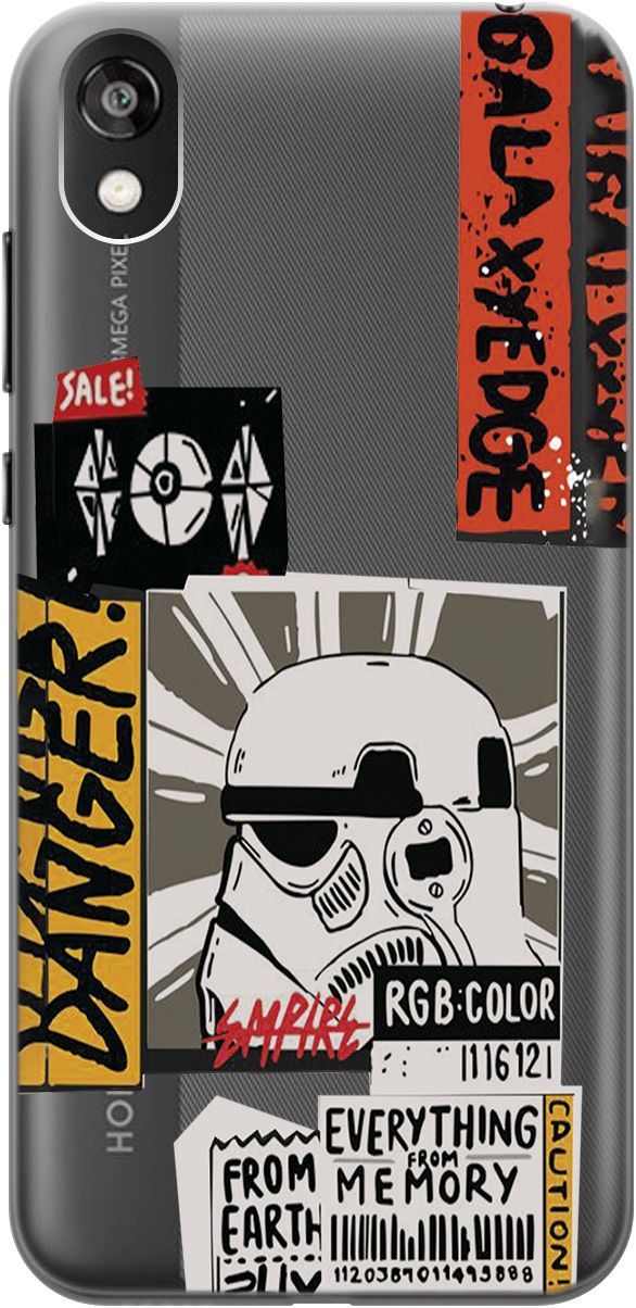 Чехол на Honor 8S/Huawei Y5 (2019) "Stormtrooper Stickers" прозрачный, Прозрачный;белый, 5270
Чехол на Honor 8S/Huawei Y5 (2019) "Stormtrooper Stickers" прозрачный, Прозрачный;белый, 5270