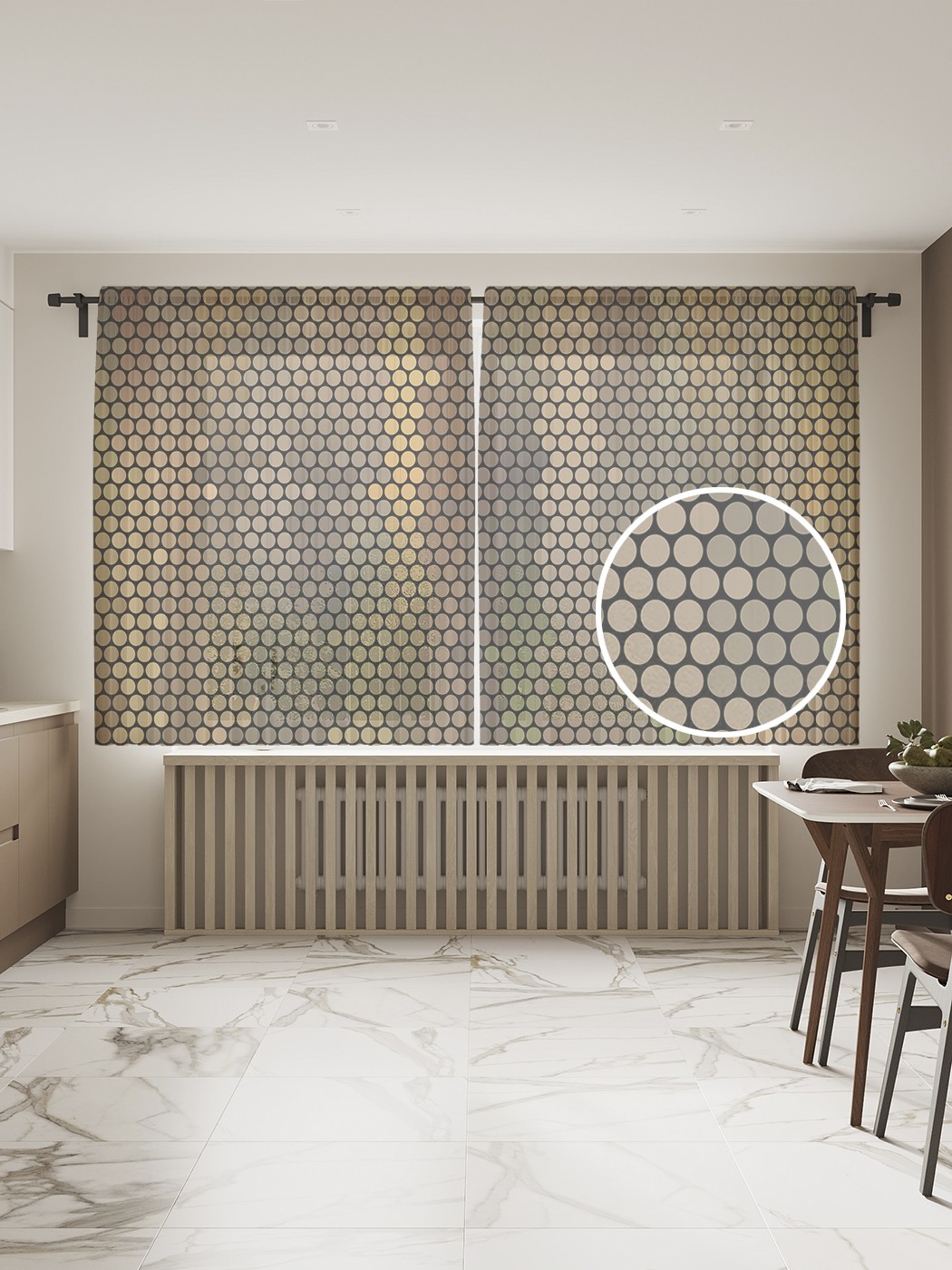 Фототюль JoyArty "Геометрический деграде" 145x180см, 2 полотна, лента, 50 крючков, Геометрический деграде 
Фототюль JoyArty "Геометрический деграде" 145x180см, 2 полотна, лента, 50 крючков, Геометрический деграде