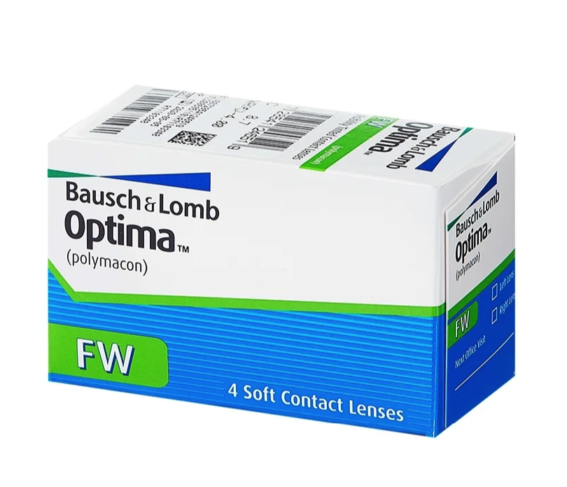 фото Optima fw (4 линзы) + one step 360 мл. bausch & lomb