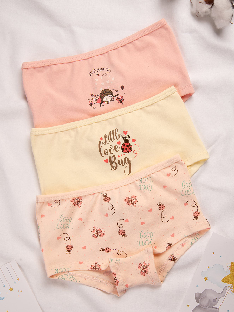 Трусы детские Baykar BR5672, микс, 146, Розовый;желтый, BR5672