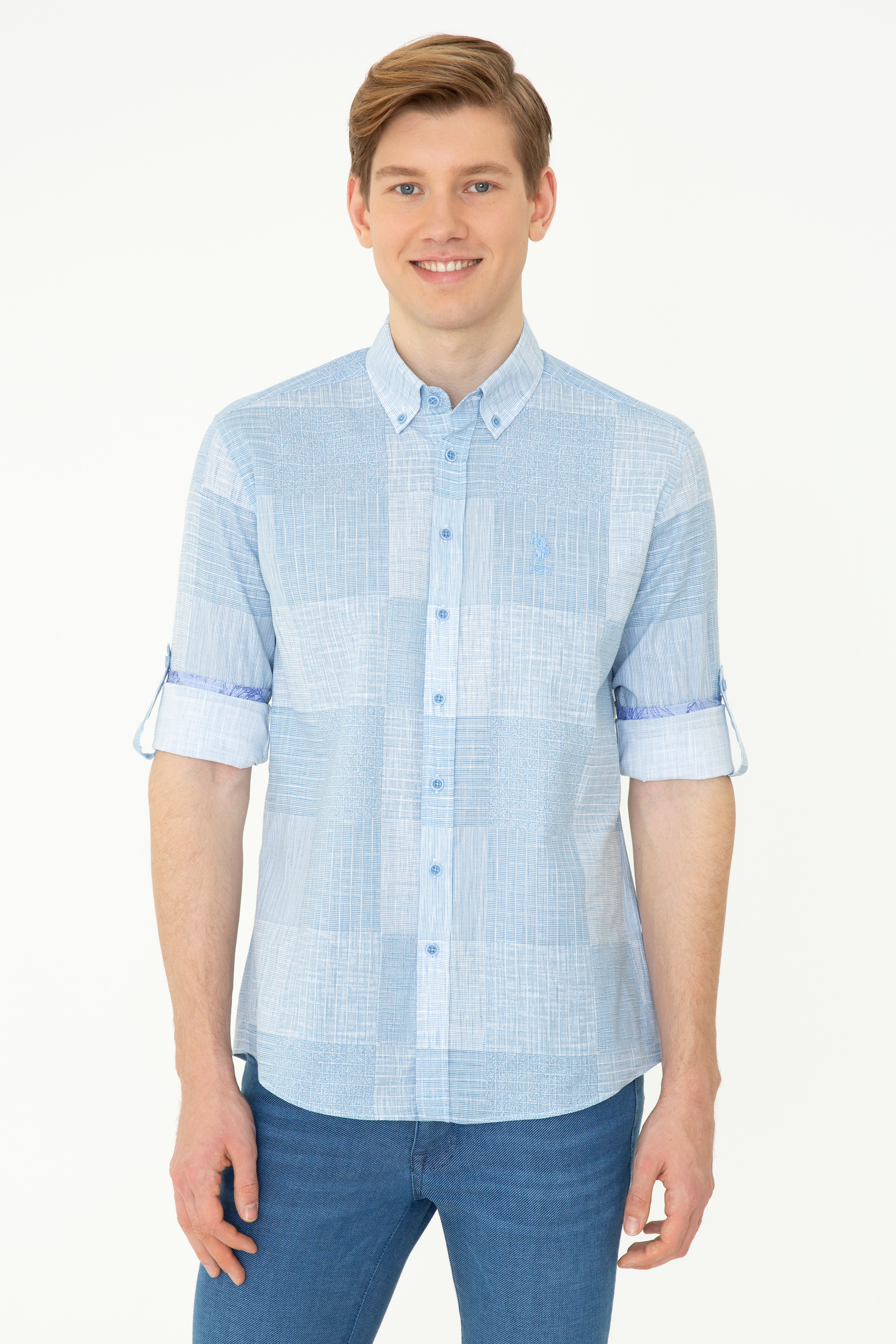 Рубашка мужская U.S. POLO Assn. G081SZ0040EFOKAR_VR036_XS голубая XS, Голубой, G081SZ0040EFOKAR_VR036_XS
Рубашка мужская U.S. POLO Assn. G081SZ0040EFOKAR_VR036_XS голубая XS, Голубой, G081SZ0040EFOKAR_VR036_XS