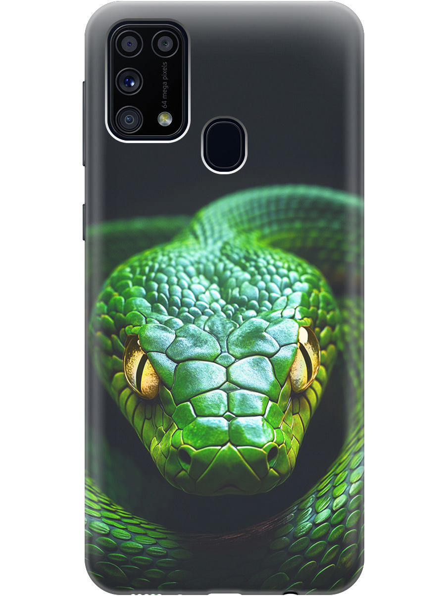 Силиконовый чехол на Samsung Galaxy M31 с принтом "Зеленая змея", Прозрачный;черный;серебристый;зеленый, 722999213
Силиконовый чехол на Samsung Galaxy M31 с принтом "Зеленая змея", Прозрачный;черный;серебристый;зеленый, 722999213