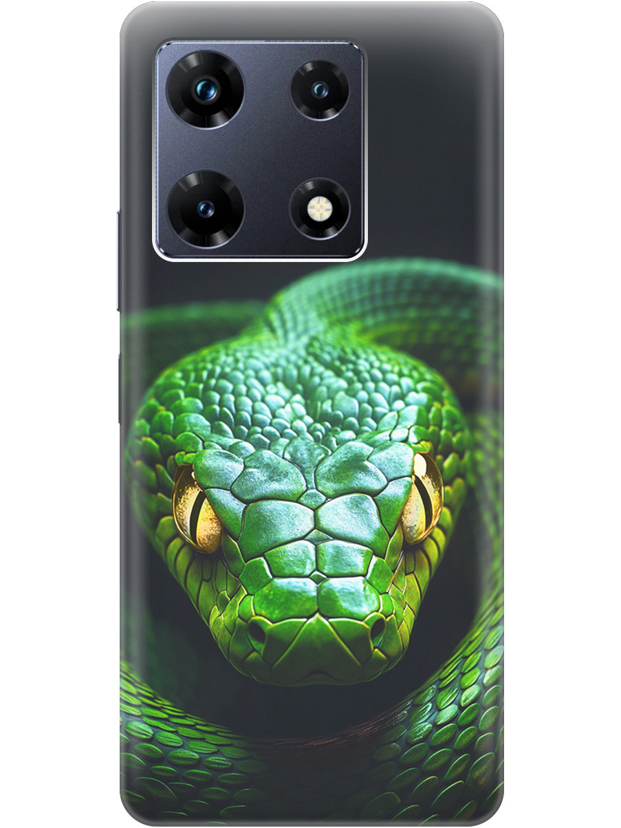 Силиконовый чехол на Infinix Note 30 Pro с принтом "Зеленая змея", Прозрачный;черный;серебристый;зеленый, 773942813
Силиконовый чехол на Infinix Note 30 Pro с принтом "Зеленая змея", Прозрачный;черный;серебристый;зеленый, 773942813