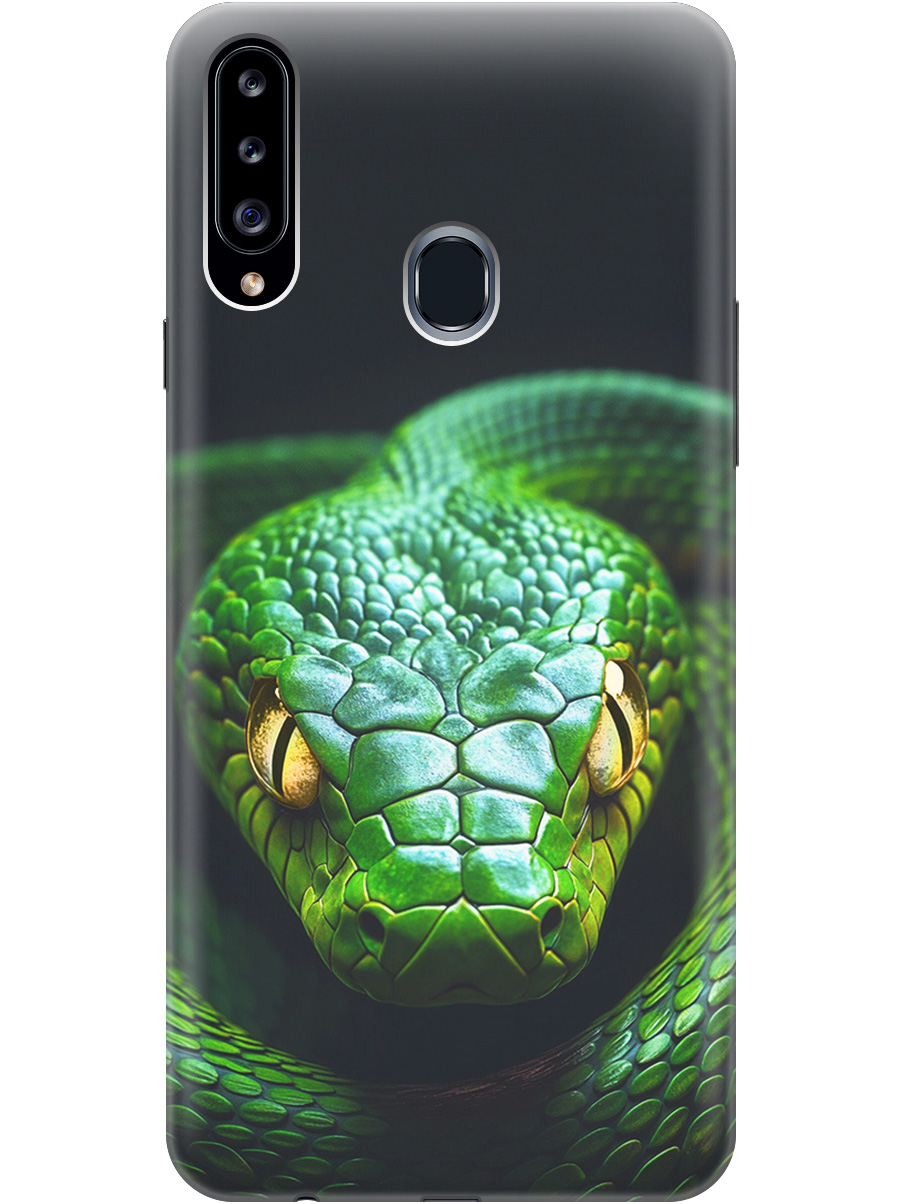 Силиконовый чехол на Samsung Galaxy A20s с принтом "Зеленая змея", Прозрачный;черный;серебристый;зеленый, 722003313
Силиконовый чехол на Samsung Galaxy A20s с принтом "Зеленая змея", Прозрачный;черный;серебристый;зеленый, 722003313