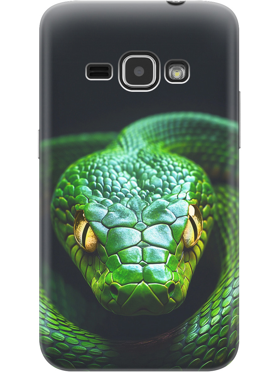 Силиконовый чехол на Samsung Galaxy J1 (2016) с принтом "Зеленая змея", Прозрачный;черный;серебристый;зеленый, 76869713
Силиконовый чехол на Samsung Galaxy J1 (2016) с принтом "Зеленая змея", Прозрачный;черный;серебристый;зеленый, 76869713