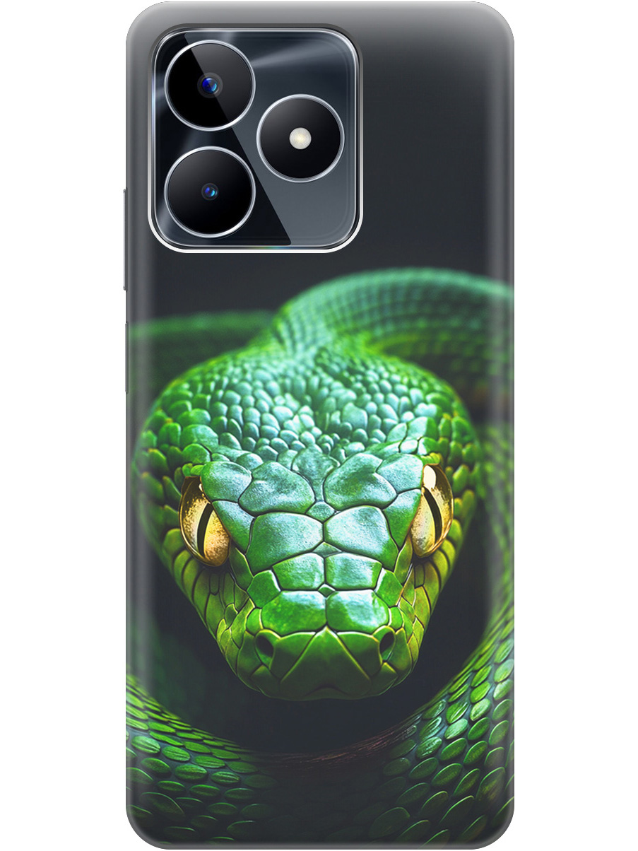 Силиконовый чехол на Realme C53 / C51 с принтом "Зеленая змея", Прозрачный;черный;серебристый;зеленый, 773947313
Силиконовый чехол на Realme C53 / C51 с принтом "Зеленая змея", Прозрачный;черный;серебристый;зеленый, 773947313