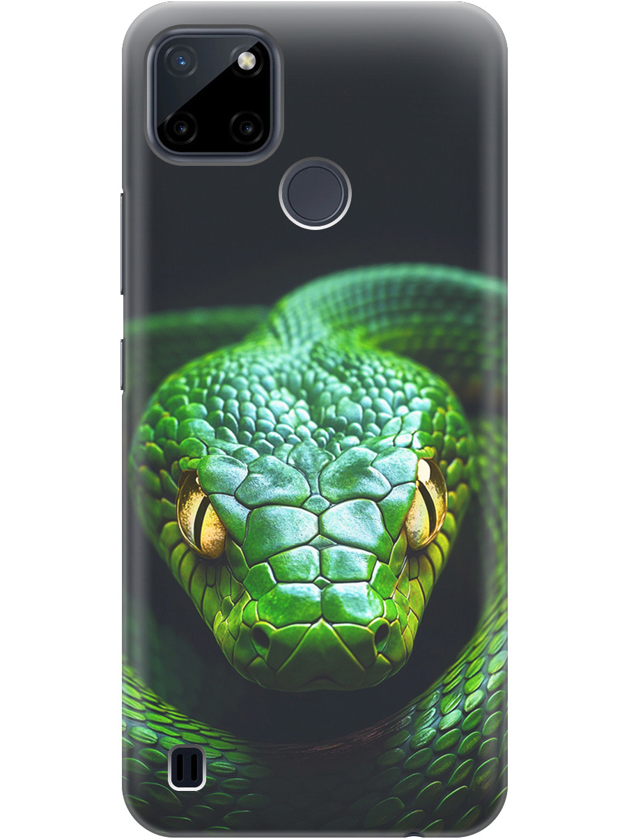 Силиконовый чехол на Realme C21Y с принтом "Зеленая змея", Прозрачный;черный;серебристый;зеленый, 735001113
Силиконовый чехол на Realme C21Y с принтом "Зеленая змея", Прозрачный;черный;серебристый;зеленый, 735001113