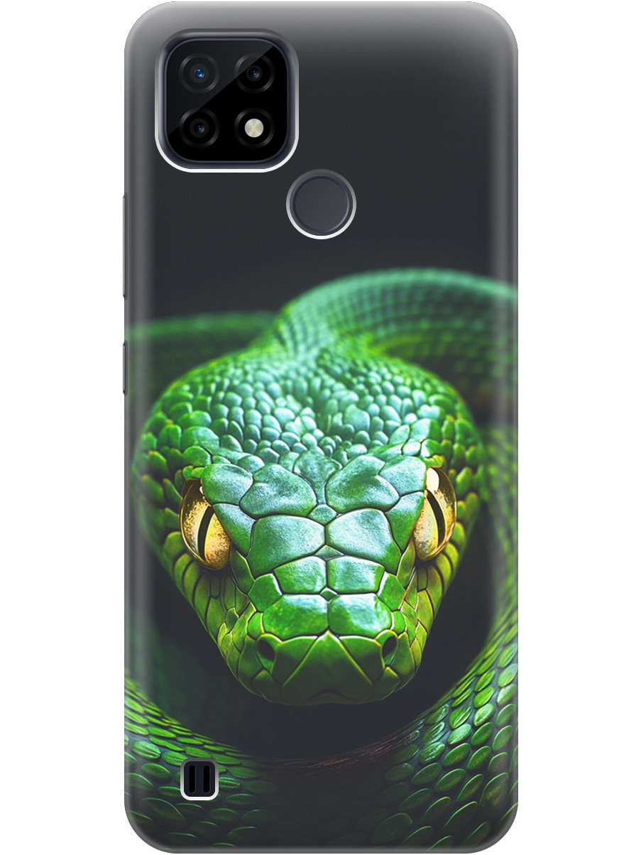 Силиконовый чехол на realme C21 с принтом "Зеленая змея", Прозрачный;черный;серебристый;зеленый, 726147513
Силиконовый чехол на realme C21 с принтом "Зеленая змея", Прозрачный;черный;серебристый;зеленый, 726147513