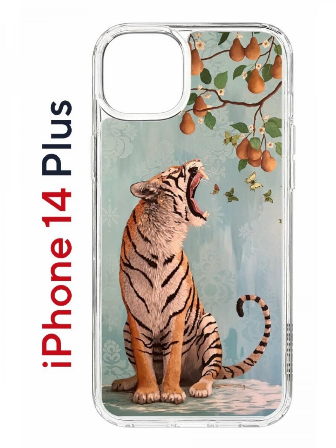 Чехол на iPhone 14 Plus с принтом Kruche Print Тигр под деревом, бампер с защитой камеры, Прозрачный;голубой;оранжевый;коричневый, Айфон 14 Плюс
Чехол на iPhone 14 Plus с принтом Kruche Print Тигр под деревом, бампер с защитой камеры, Прозрачный;голубой;оранжевый;коричневый, Айфон 14 Плюс