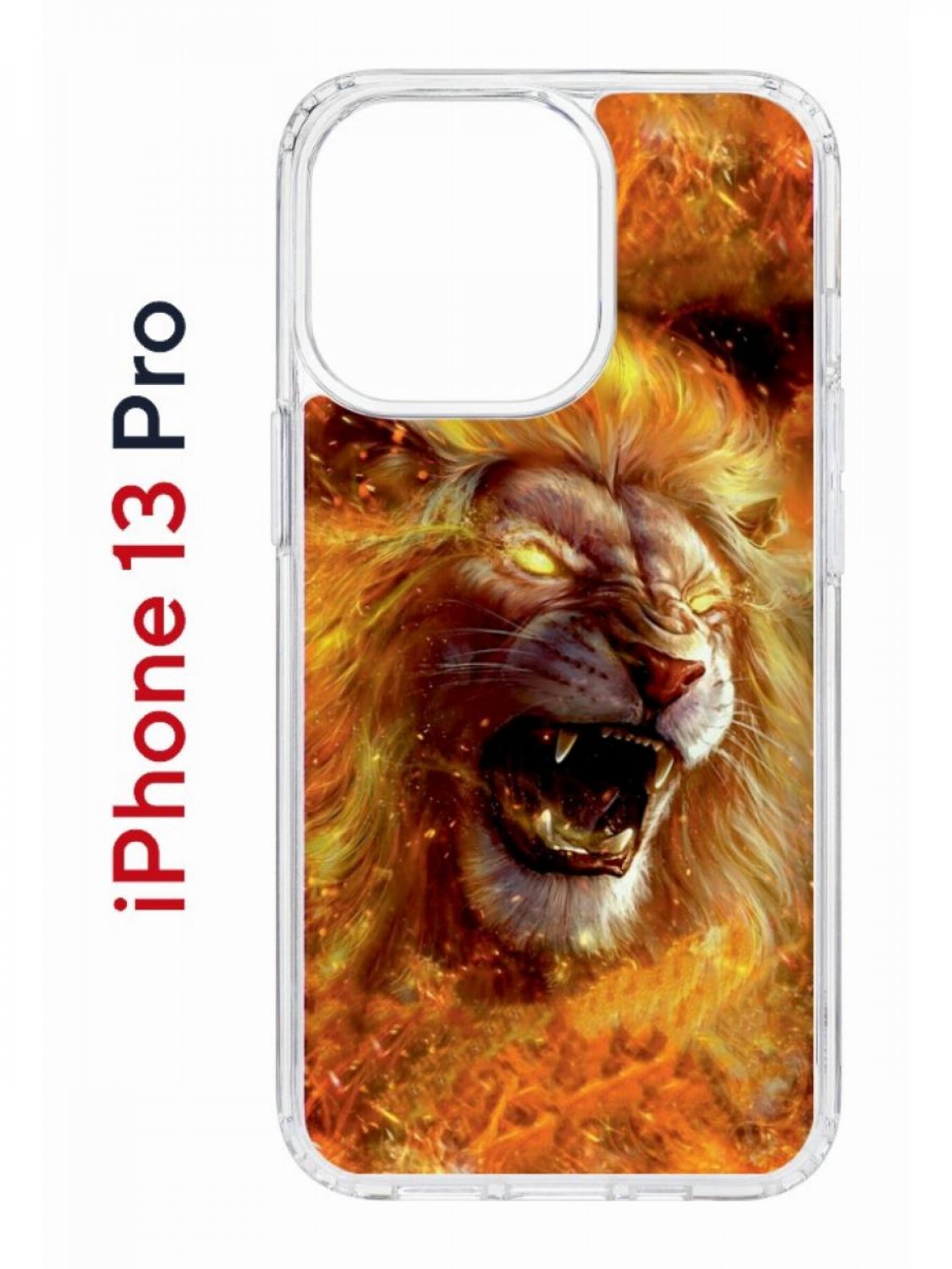 Чехол на iPhone 13 Pro с принтом Kruche Print Лев, бампер с защитой камеры, Прозрачный;оранжевый;желтый;коричневый, Айфон 13 Про
Чехол на iPhone 13 Pro с принтом Kruche Print Лев, бампер с защитой камеры, Прозрачный;оранжевый;желтый;коричневый, Айфон 13 Про