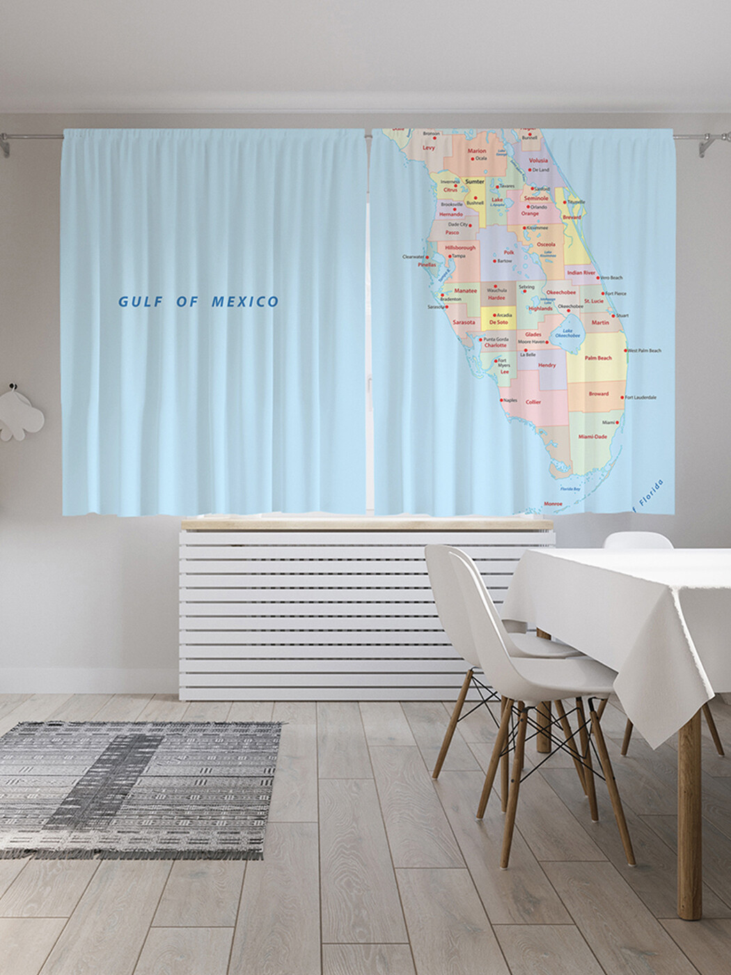 Фотошторы короткие JoyArty Карта Штат Флорида, сатен, 290x180 см 
Фотошторы короткие JoyArty Карта Штат Флорида, сатен, 290x180 см