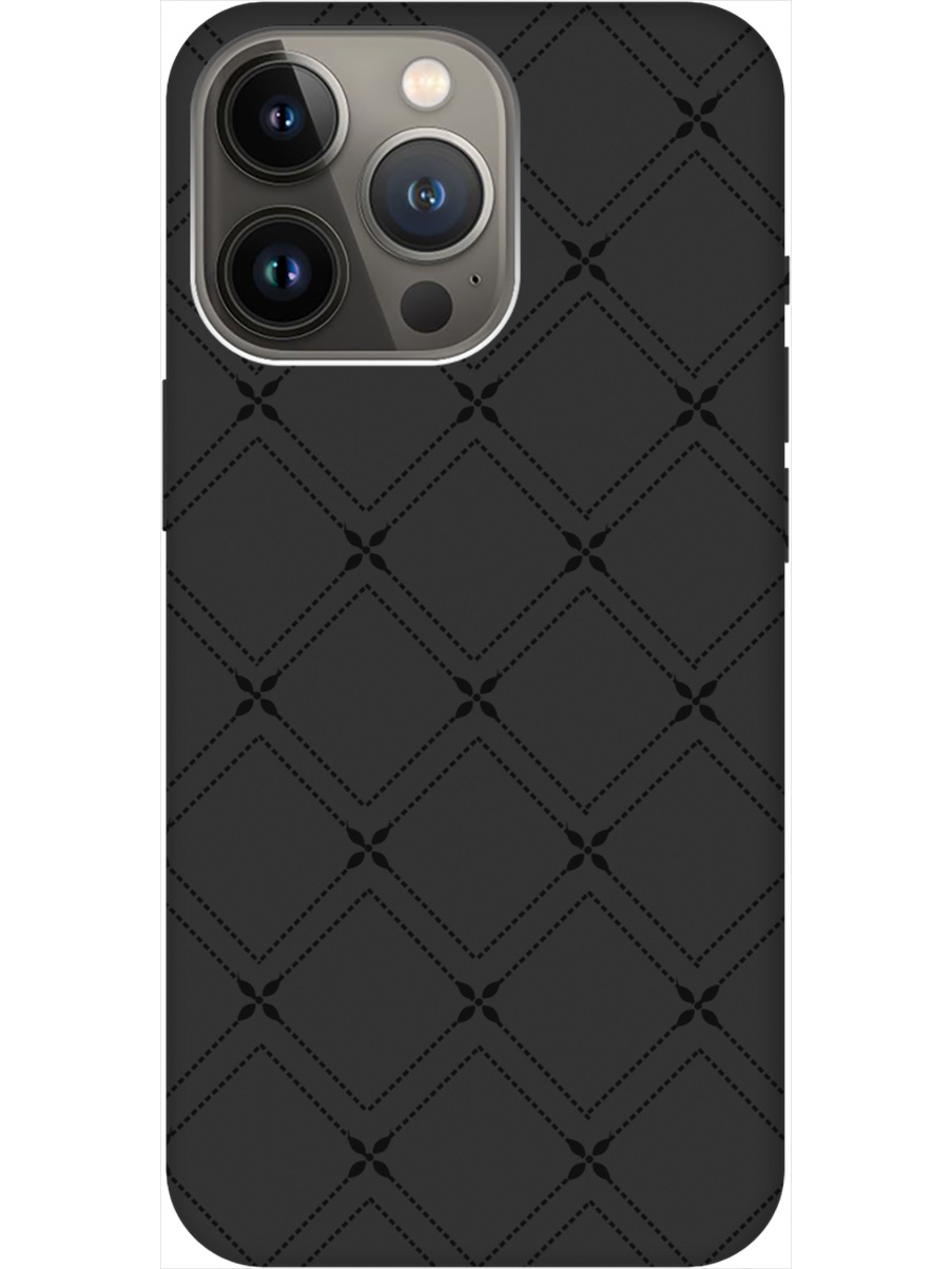Силиконовый чехол на Apple iPhone 13 Pro с рисунком "Стильные линии" Soft Touch черный, 20000217
Силиконовый чехол на Apple iPhone 13 Pro с рисунком "Стильные линии" Soft Touch черный, 20000217
