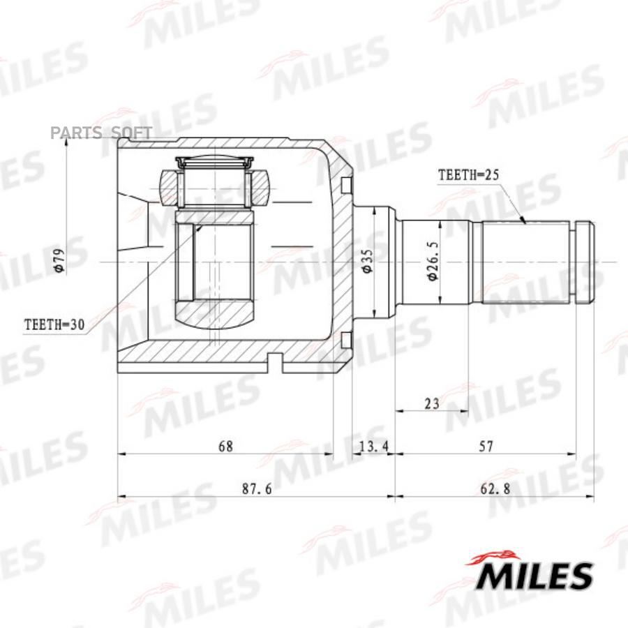 Шрус Внутренний Hyundai Matrix 01-06/ Elantra/Lantra 95-06 Ga10066 Miles арт. GA10066
Шрус Внутренний Hyundai Matrix 01-06/ Elantra/Lantra 95-06 Ga10066 Miles арт. GA10066