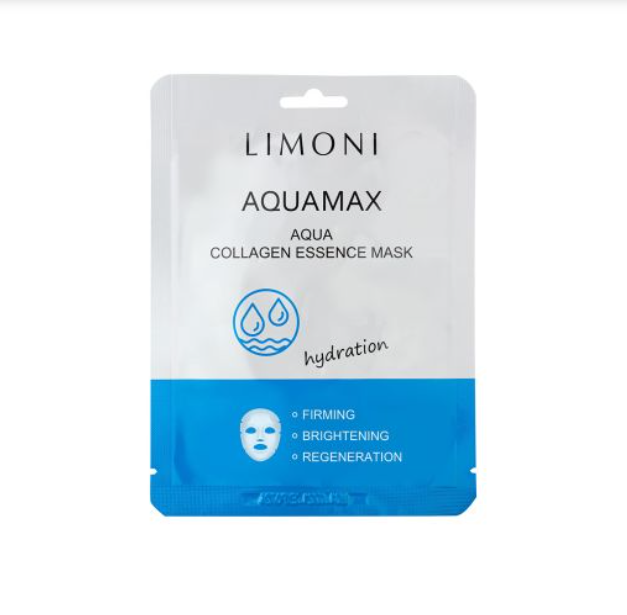 Маска для лица Limoni Aqua Collagen Essence Mask увлажняющая, морская вода и коллаген, 23г
Маска для лица Limoni Aqua Collagen Essence Mask увлажняющая, морская вода и коллаген, 23г