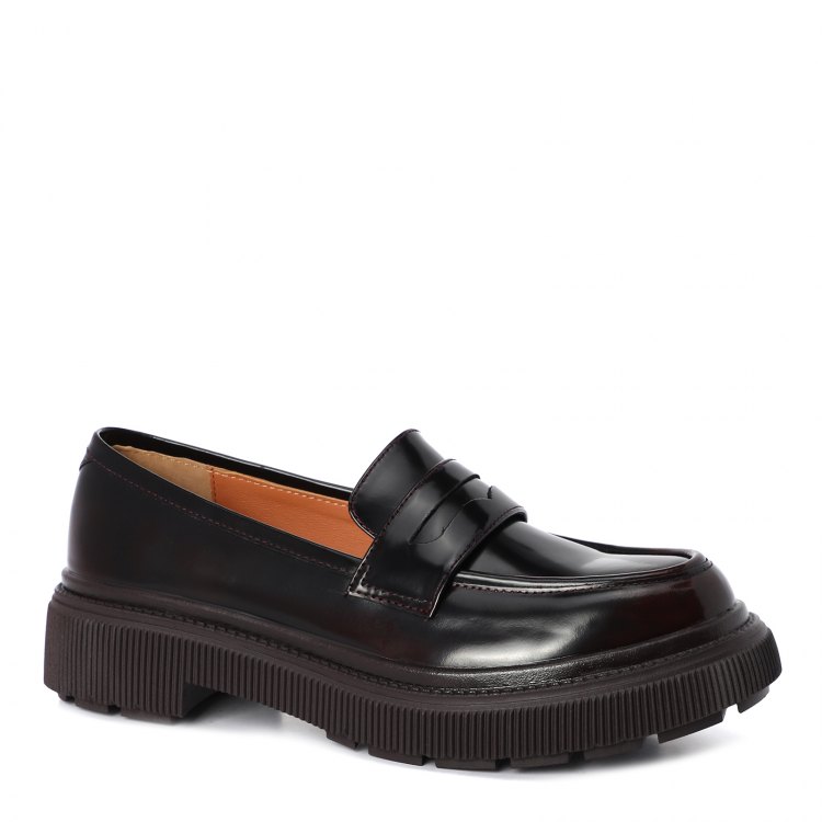 фото Женские полуботинки лоферы tendance gl19463e-142 цв. бордовый 38 eu