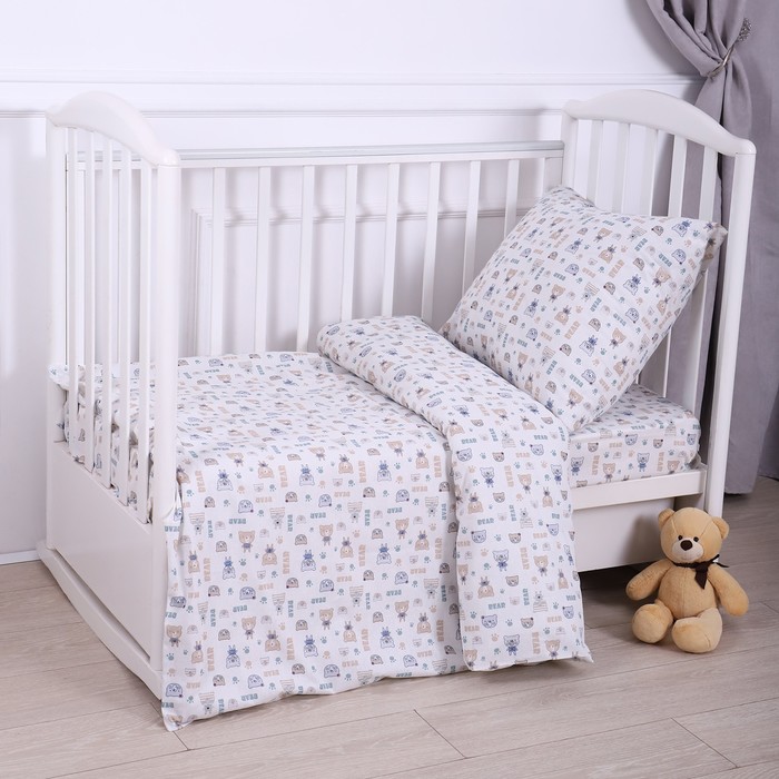 Атра Постельное бельё BABY Мишки полосатые 112х147см, 110х150см, 60х60см, бязь 120г/м, , х
Атра Постельное бельё BABY Мишки полосатые 112х147см, 110х150см, 60х60см, бязь 120г/м, , х