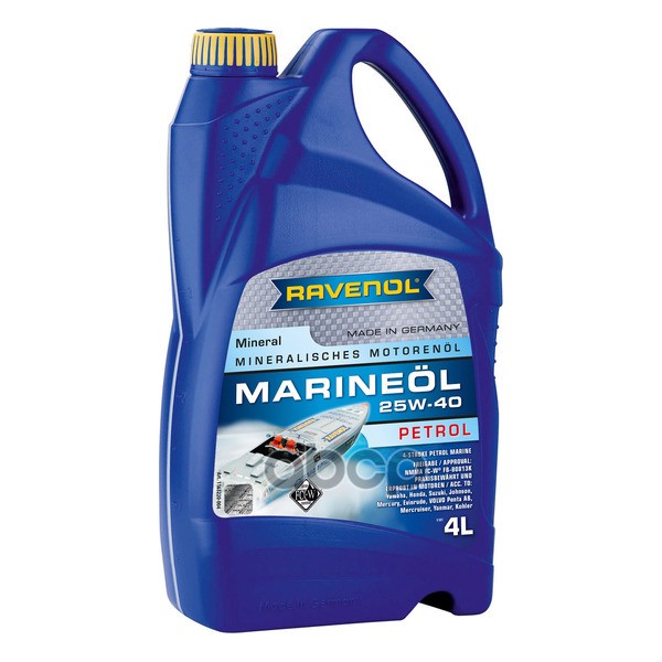 Моторное Масло Ravenol Marineoil Petrol Sae 25W-40 Mineral (4Л) New Химическая Продукция|М
Моторное Масло Ravenol Marineoil Petrol Sae 25W-40 Mineral (4Л) New Химическая Продукция|М