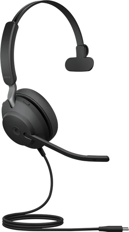 фото Гарнитура jabra evolve2 40 black (24089-899-899)