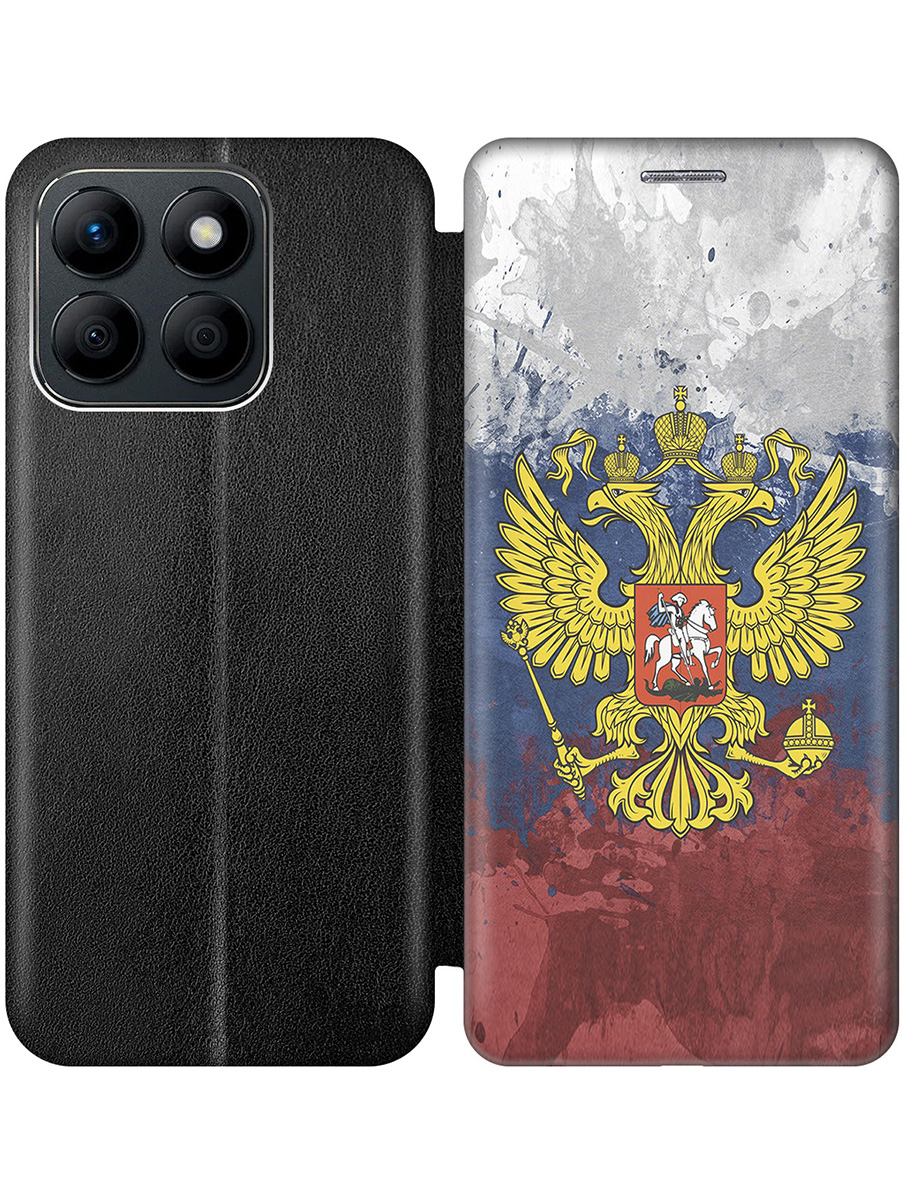 Чехол-книжка на Honor X8b с принтом "Герб и Флаг РФ" черный, Черный;голубой;желтый;красный, 781973281
Чехол-книжка на Honor X8b с принтом "Герб и Флаг РФ" черный, Черный;голубой;желтый;красный, 781973281