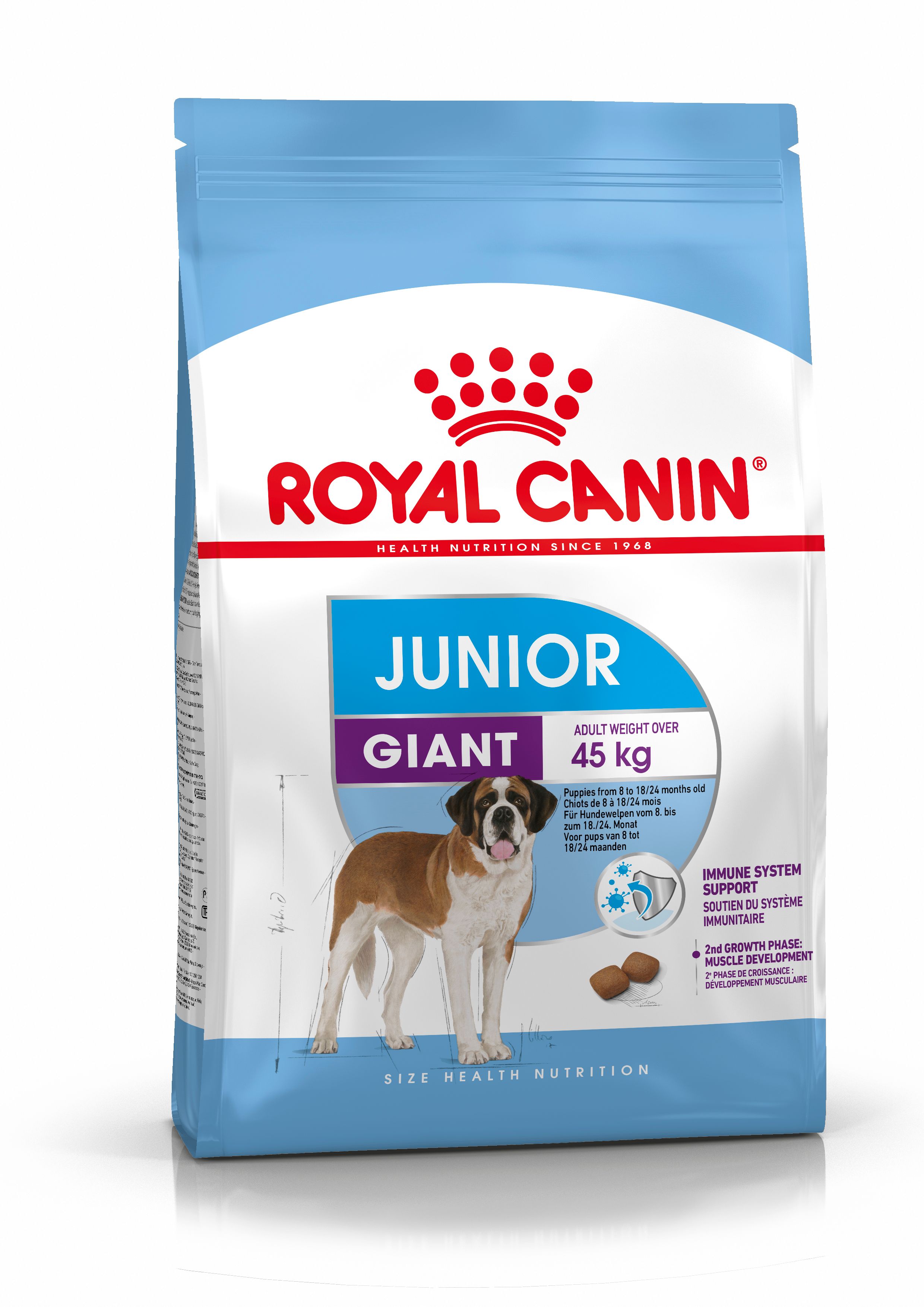 Сухой корм для щенков Royal Canin Giant Junior, для крупных пород, 2шт по 3,5 кг
Сухой корм для щенков Royal Canin Giant Junior, для крупных пород, 2шт по 3,5 кг