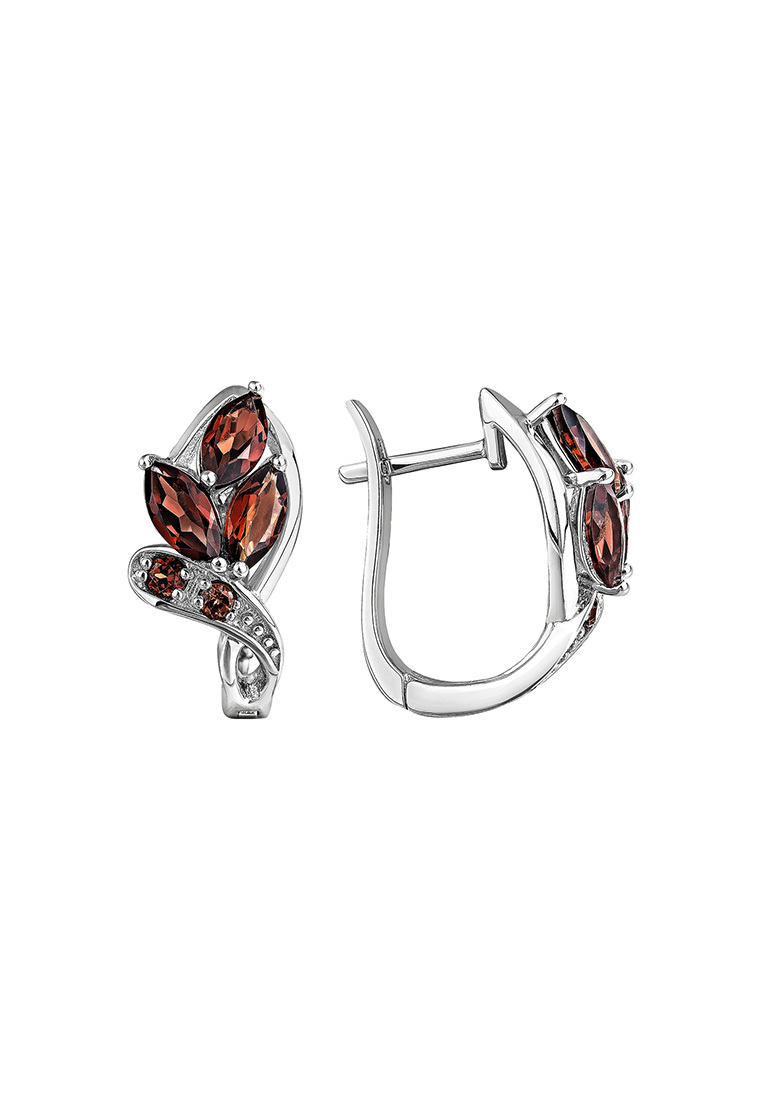 Серьги из серебра с гранатом Kari Jewelry СЛ-110-ГР, СЛ-110-ГР 
Серьги из серебра с гранатом Kari Jewelry СЛ-110-ГР, СЛ-110-ГР