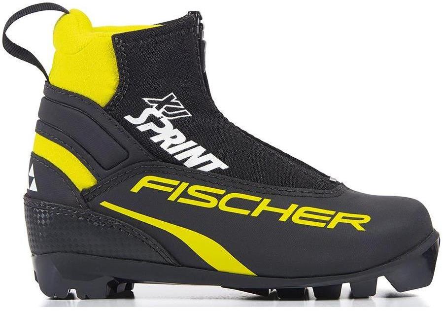 фото Ботинки для беговых лыж fischer snowstar 2021, black/yellow, 30