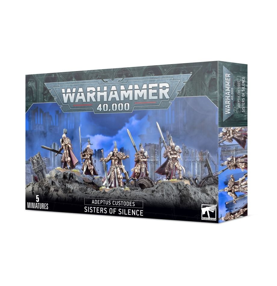 Миниатюры для игры Games Workshop Warhammer 40000: Sisters of Silence 01-08, Adeptus Custodes - Sisters of Silence
Миниатюры для игры Games Workshop Warhammer 40000: Sisters of Silence 01-08, Adeptus Custodes - Sisters of Silence