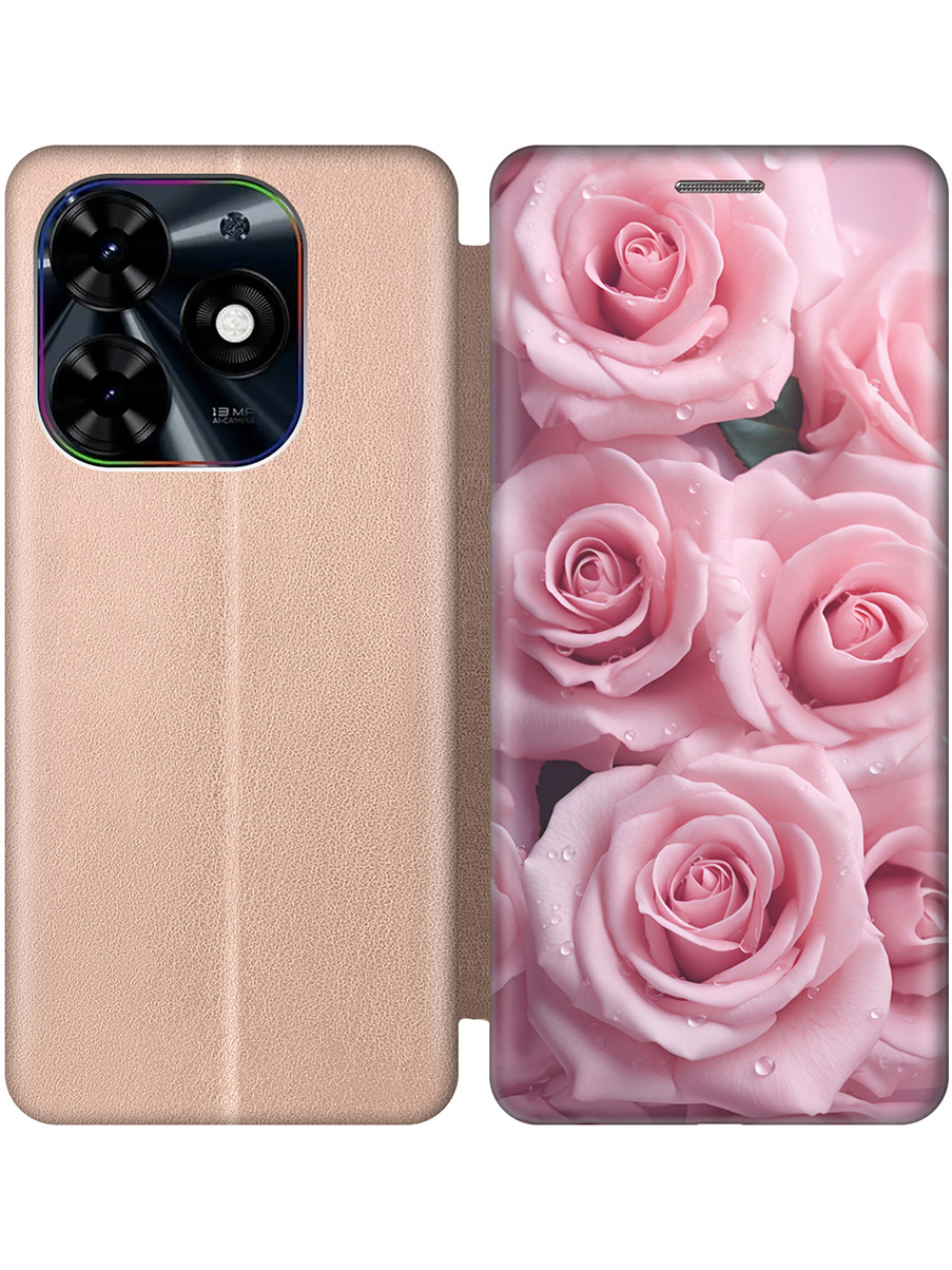Чехол-книжка на Tecno Spark Go 2024 / Spark 20 / 20C / Pop 8 с принтом "Букет роз" золотой, Золотистый;розовый, 777768822
Чехол-книжка на Tecno Spark Go 2024 / Spark 20 / 20C / Pop 8 с принтом "Букет роз" золотой, Золотистый;розовый, 777768822