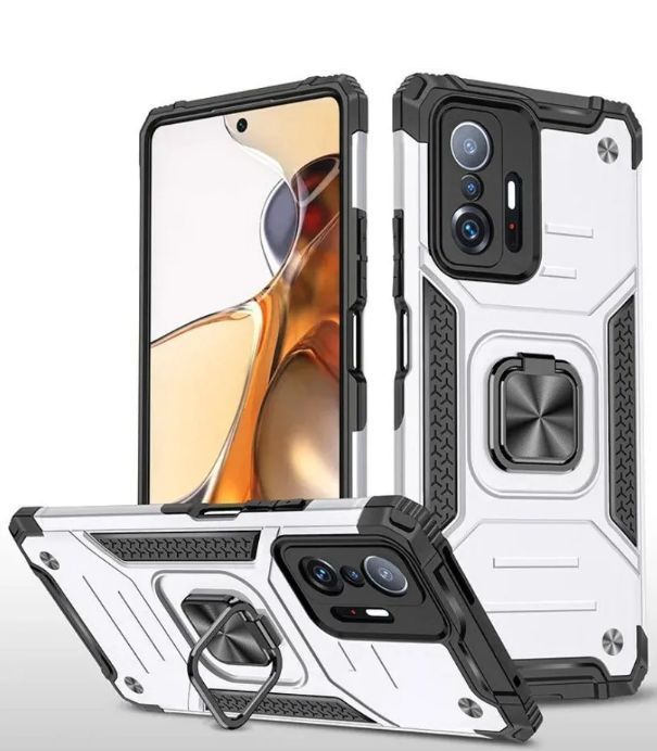 Противоударный чехол для Xiaomi 12 Pro серебро с кольцом подставкой, Серебристый, Противоударный чехол для Xiaomi 12 Pro
Противоударный чехол для Xiaomi 12 Pro серебро с кольцом подставкой, Серебристый, Противоударный чехол для Xiaomi 12 Pro