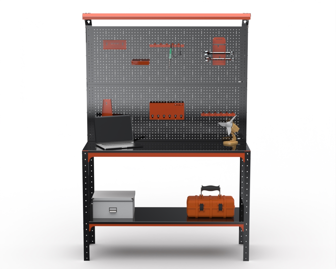 Стол-верстак Metalex серия KIT 950х1100х600 1 полка + 2 панель + освещение, оранжево-черн
Стол-верстак Metalex серия KIT 950х1100х600 1 полка + 2 панель + освещение, оранжево-черн