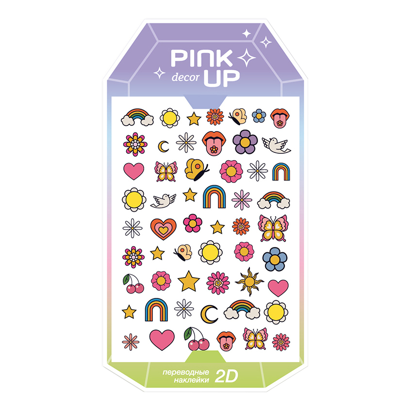 Наклейки для ногтей Pink Up Decor Spring Collection 2D переводные тон 124, Разноцветный
Наклейки для ногтей Pink Up Decor Spring Collection 2D переводные тон 124, Разноцветный