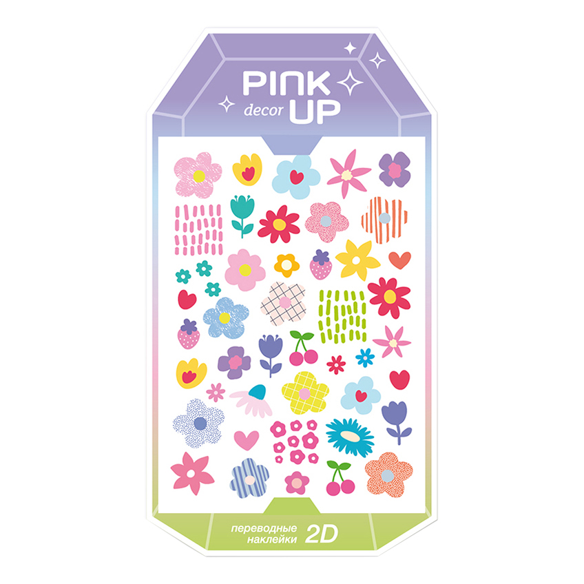 Наклейки для ногтей Pink Up Decor Spring Collection 2D переводные тон 116, Разноцветный
Наклейки для ногтей Pink Up Decor Spring Collection 2D переводные тон 116, Разноцветный