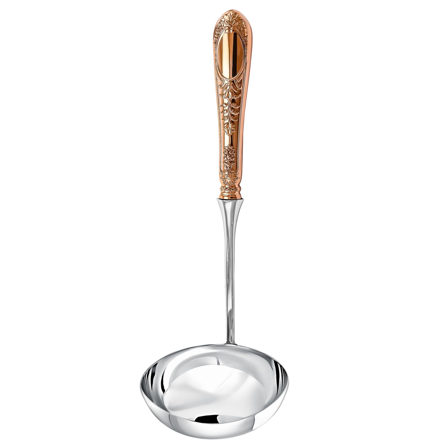 фото Ложка кольчугинский мельхиор разливательная 'фамильная' медная