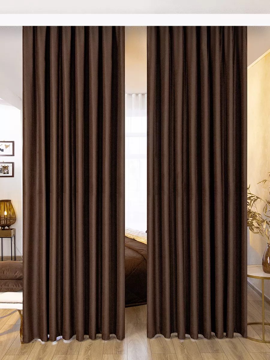 Комплект штор Evrika Home Бархат 500х270 см Богема Коричневый, серия БОГЕМА 620
Комплект штор Evrika Home Бархат 500х270 см Богема Коричневый, серия БОГЕМА 620