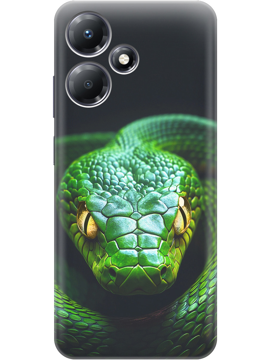 Силиконовый чехол на Infinix Hot 30 Play с принтом "Зеленая змея", Прозрачный;черный;серебристый;зеленый, 773941013
Силиконовый чехол на Infinix Hot 30 Play с принтом "Зеленая змея", Прозрачный;черный;серебристый;зеленый, 773941013