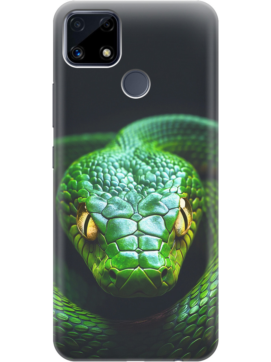 Силиконовый чехол на Realme C25 / C25S с принтом "Зеленая змея", Прозрачный;черный;серебристый;зеленый, 732395313
Силиконовый чехол на Realme C25 / C25S с принтом "Зеленая змея", Прозрачный;черный;серебристый;зеленый, 732395313