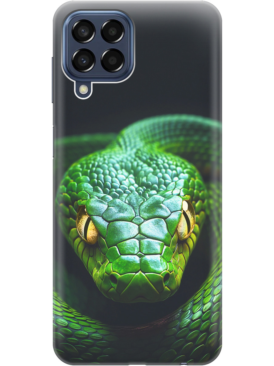 Силиконовый чехол на Samsung Galaxy M33 5G с принтом "Зеленая змея", Прозрачный;черный;серебристый;зеленый, 740187513
Силиконовый чехол на Samsung Galaxy M33 5G с принтом "Зеленая змея", Прозрачный;черный;серебристый;зеленый, 740187513