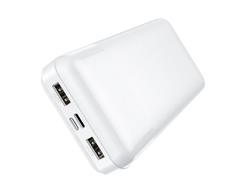 Внешний аккумулятор 20000mAh 2USB 2.0A Li-pol батарея Hoco J72A Easy travel White (поврежд
Внешний аккумулятор 20000mAh 2USB 2.0A Li-pol батарея Hoco J72A Easy travel White (поврежд