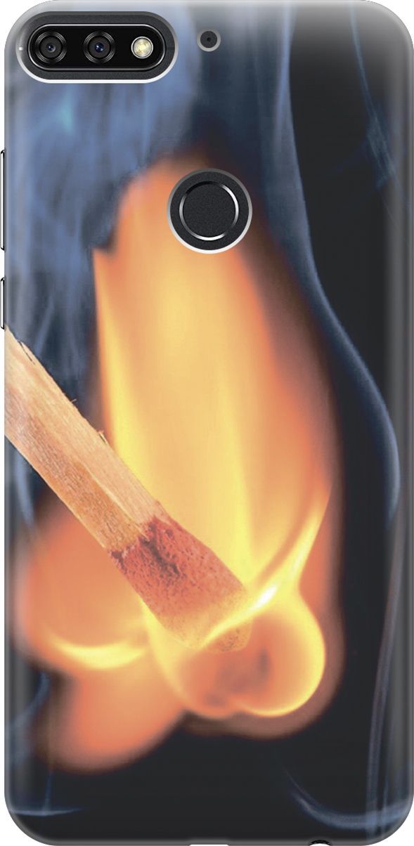 Чехол на Honor 7C/7A Pro/Huawei Y6 Prime (2018) "Горящая спичка", Оранжевый;черный, 4504
Чехол на Honor 7C/7A Pro/Huawei Y6 Prime (2018) "Горящая спичка", Оранжевый;черный, 4504