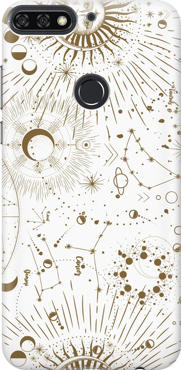 Чехол на Honor 7C/7A Pro/Huawei Y6 Prime (2018) "Карта звездного неба", Белый;золотистый, 4504
Чехол на Honor 7C/7A Pro/Huawei Y6 Prime (2018) "Карта звездного неба", Белый;золотистый, 4504