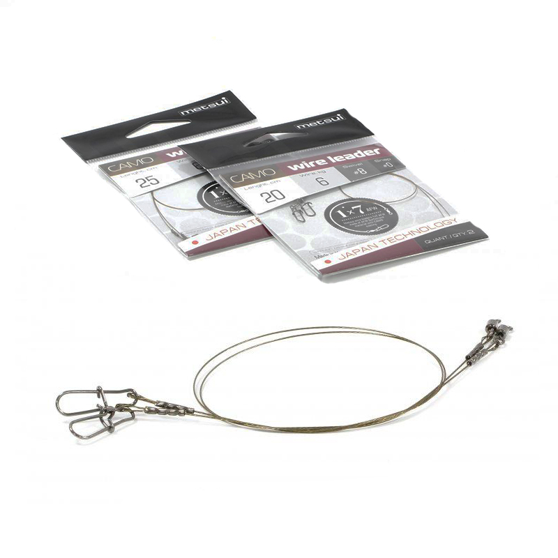 Поводки METSUI 1X7 CAMO WIRE LEADER AFW, 15 см 9 кг в уп. 2 шт, 1x7 Camo Wire Leader AFW
Поводки METSUI 1X7 CAMO WIRE LEADER AFW, 15 см 9 кг в уп. 2 шт, 1x7 Camo Wire Leader AFW