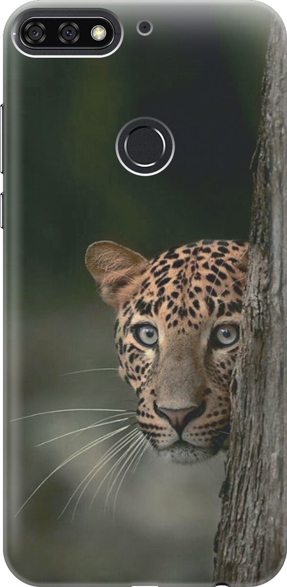 Чехол на Honor 7C/7A Pro/Huawei Y6 Prime (2018) "Подглядывающий леопард", Зеленый;коричневый, 6001
Чехол на Honor 7C/7A Pro/Huawei Y6 Prime (2018) "Подглядывающий леопард", Зеленый;коричневый, 6001