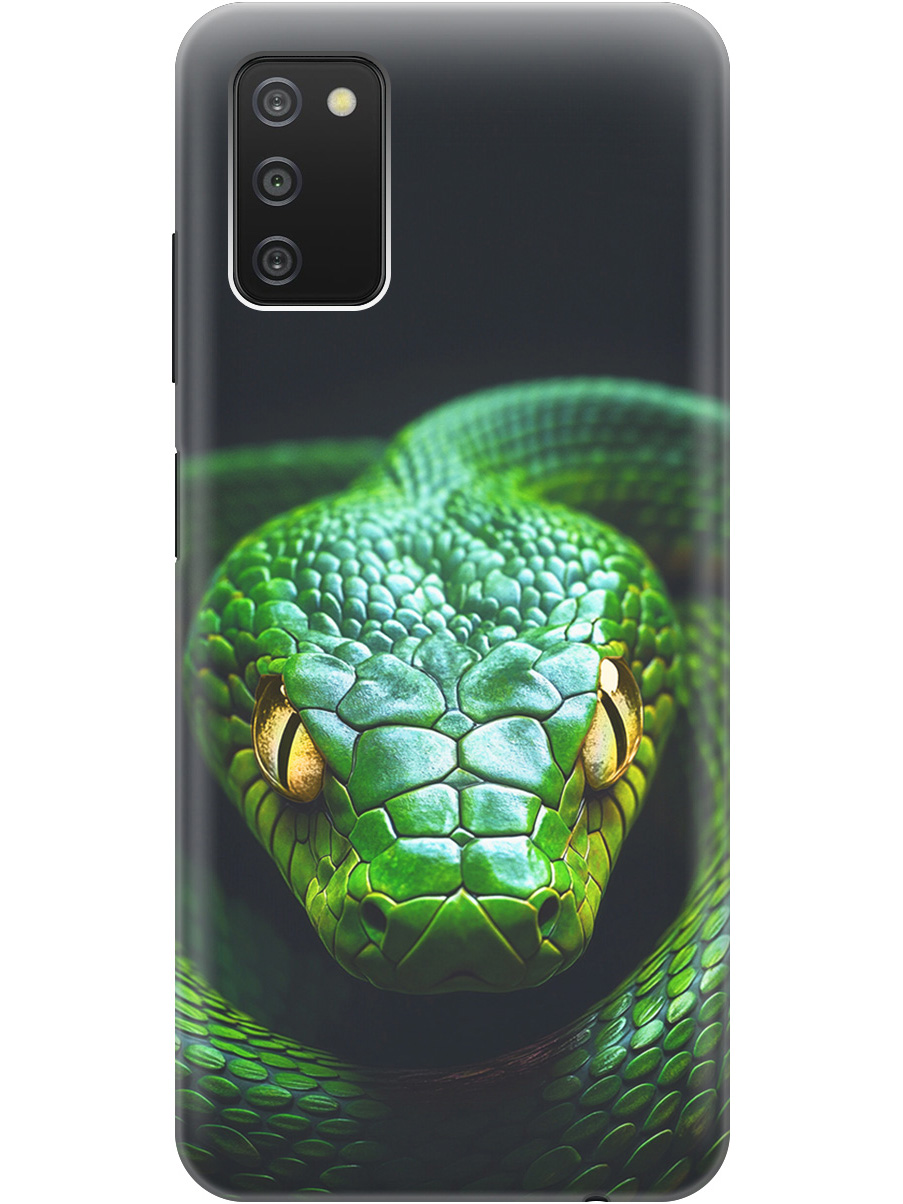 Силиконовый чехол на Samsung Galaxy A03s с принтом "Зеленая змея", Прозрачный;черный;серебристый;зеленый, 732241113
Силиконовый чехол на Samsung Galaxy A03s с принтом "Зеленая змея", Прозрачный;черный;серебристый;зеленый, 732241113
