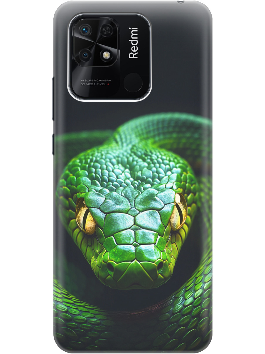 Силиконовый чехол на Xiaomi Redmi 10C с принтом "Зеленая змея", Прозрачный;черный;серебристый;зеленый, 736538713
Силиконовый чехол на Xiaomi Redmi 10C с принтом "Зеленая змея", Прозрачный;черный;серебристый;зеленый, 736538713