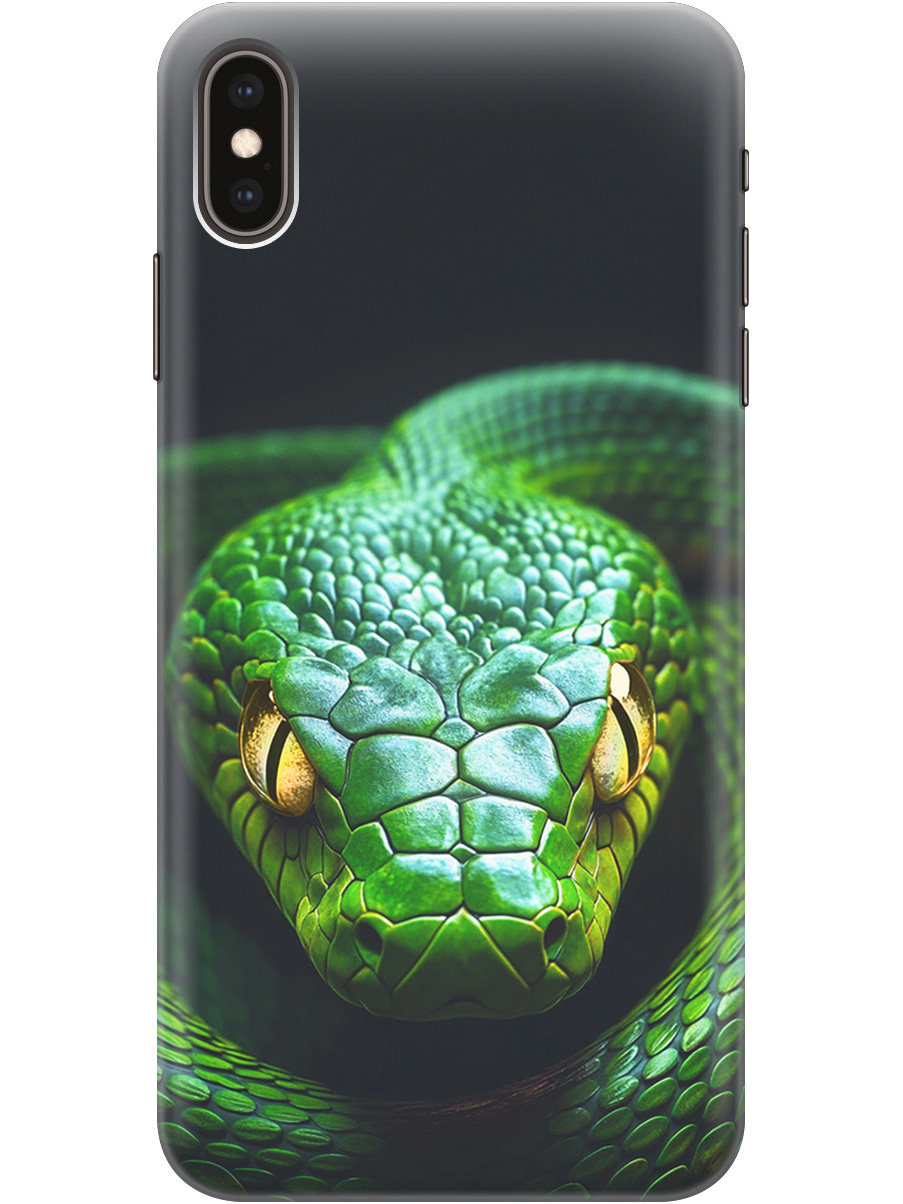 Силиконовый чехол на Apple iPhone XS Max с принтом "Зеленая змея", Прозрачный;черный;серебристый;зеленый, 719086213
Силиконовый чехол на Apple iPhone XS Max с принтом "Зеленая змея", Прозрачный;черный;серебристый;зеленый, 719086213