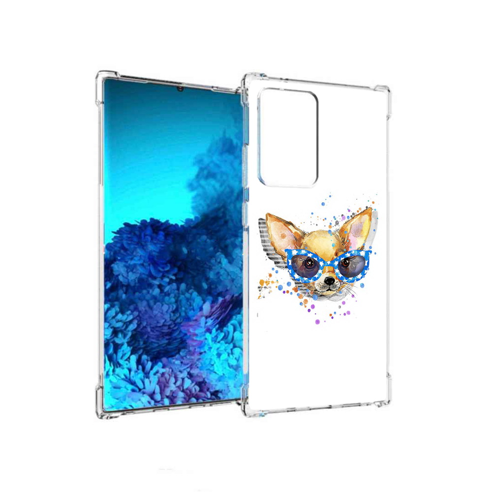 Чехол MyPads Tocco для Samsung Galaxy Note 20 Ultra чихуа-хуа в очках (PT151896.552.691), Прозрачный, Tocco
Чехол MyPads Tocco для Samsung Galaxy Note 20 Ultra чихуа-хуа в очках (PT151896.552.691), Прозрачный, Tocco